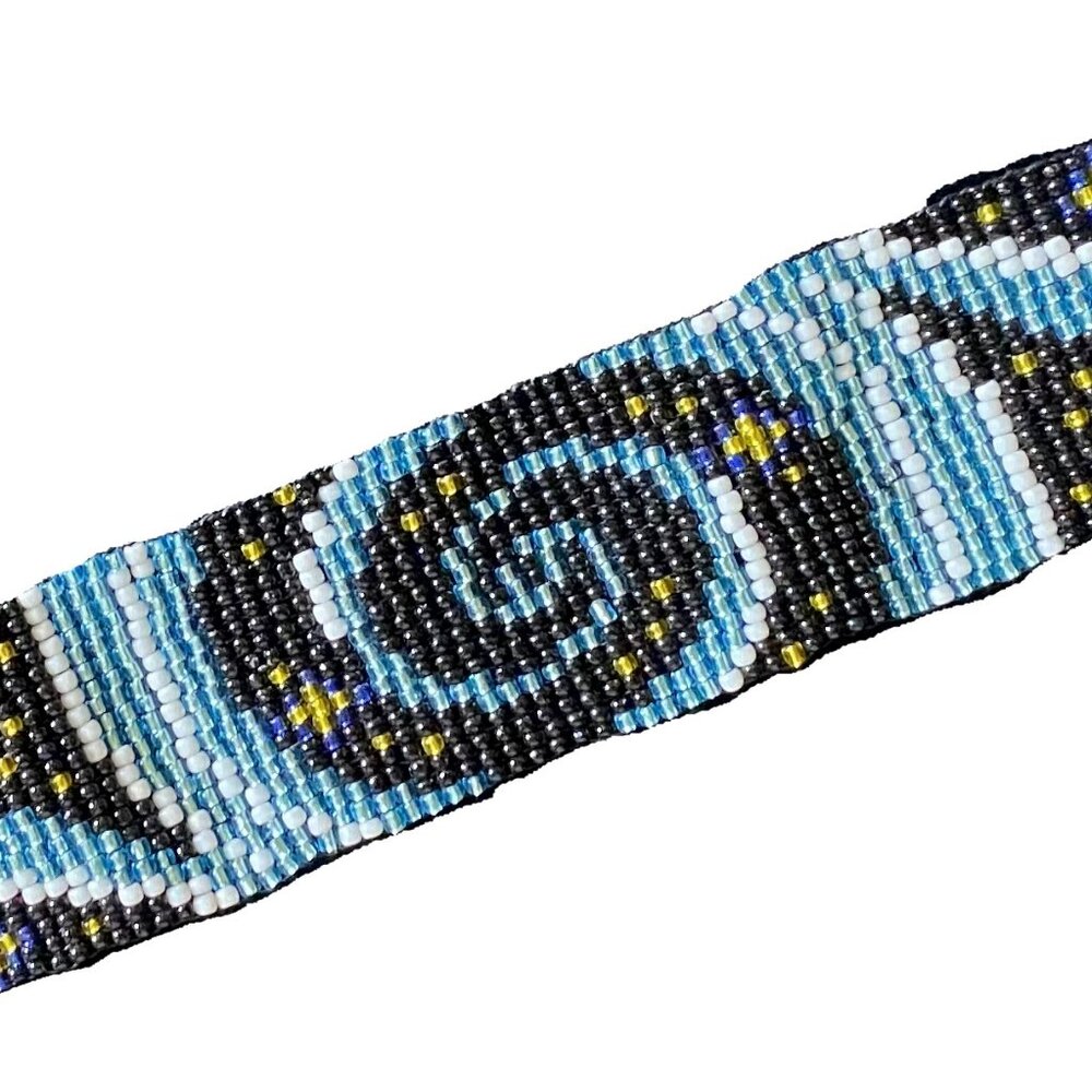Galaxy Bracelet Hand Beaded